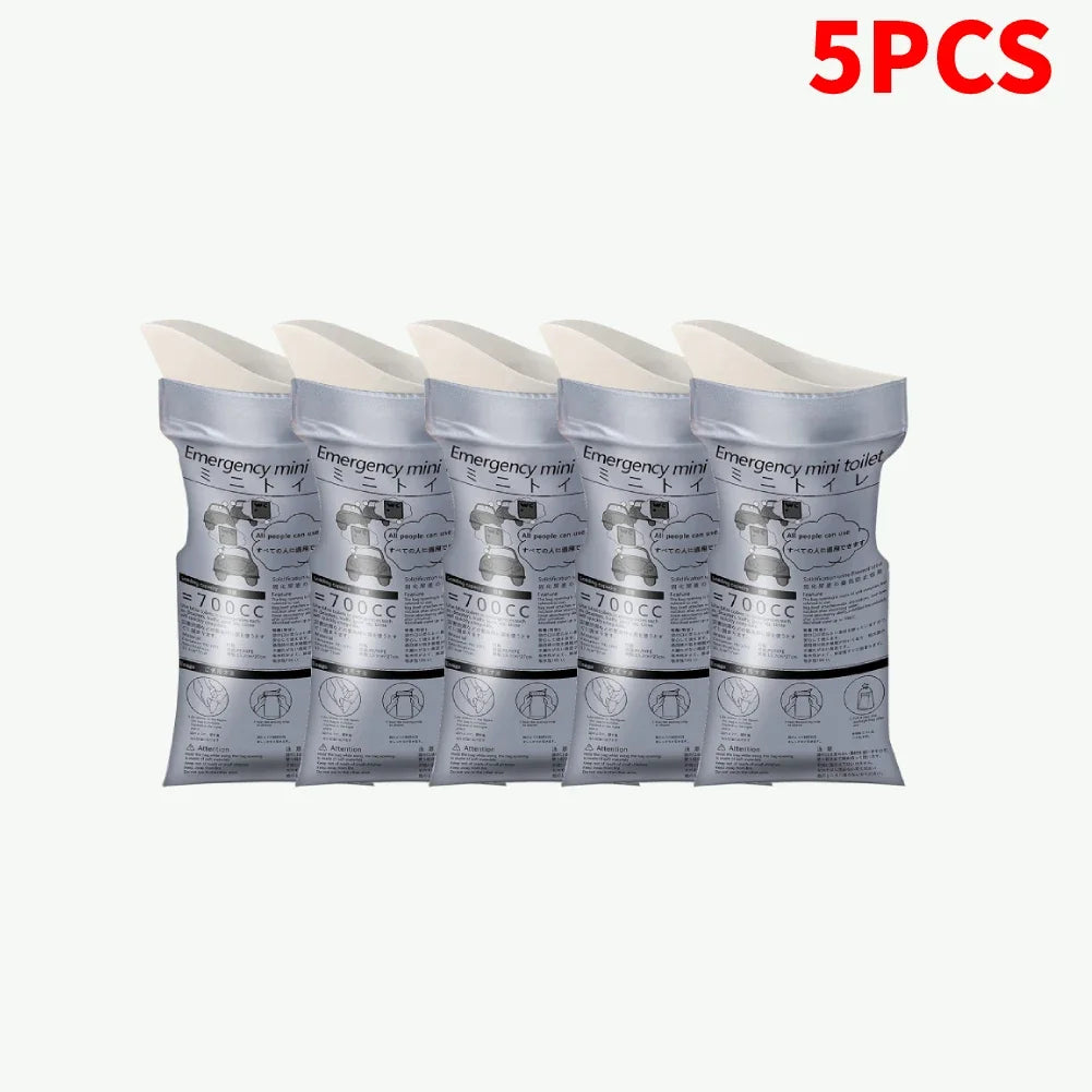 5-100PCS 700cc Car Urinate Bags Camping Outdoor Easy Emergency Piss Bags for Baby Women Men Vomit Bag Portable Toilet Bathroom Peaceful Pleasures Health and Wellness 5PCS