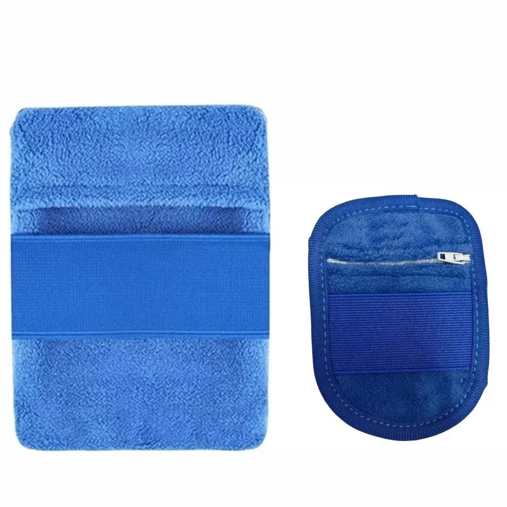 2-Pack Quick-Dry Beach Sand Remover Gloves | Coral Fleece