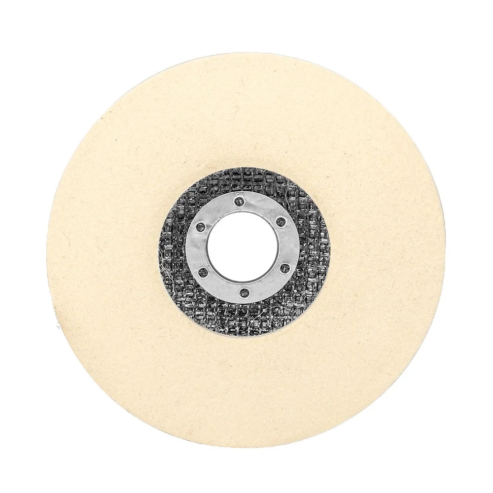 115 Wool Polishing Wheel Buffing Pads Angle Grinder Felt Disc Metal