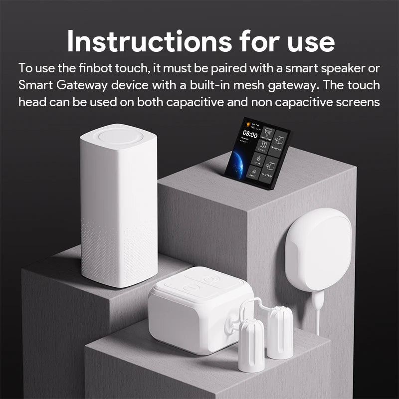 Tuya Fingerbot Touch Screens Bluetooth Wireless Touch Switch Finger Robot Work With Alexa Google Home Voice Assitant Smart Life Peaceful Pleasures Health and Wellness