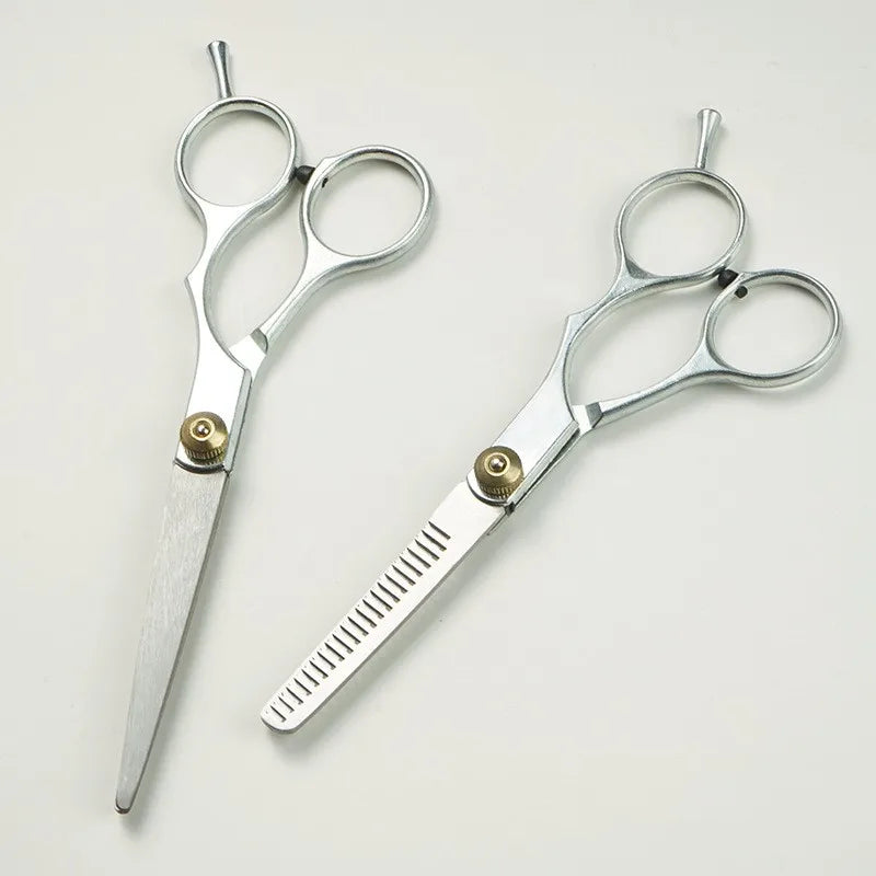 Hairdressing Scissors 6 Inch Hair Scissors Professional Hairdressing Scissors Cutting Thinning Scissors Barber Shear Accessories Peaceful Pleasures Health and Wellness