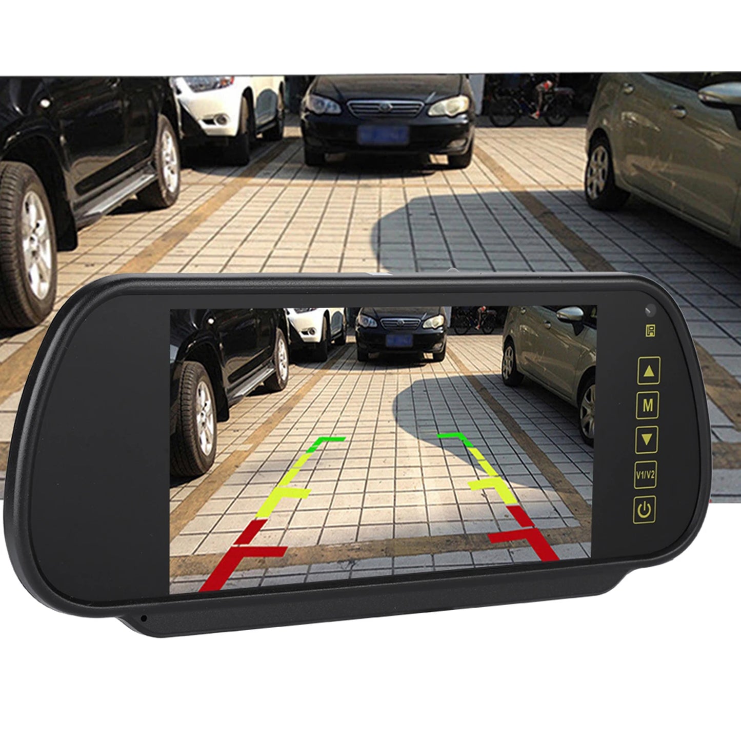 7inches Backup Monitor Rear View Mirror LCD Display Camera