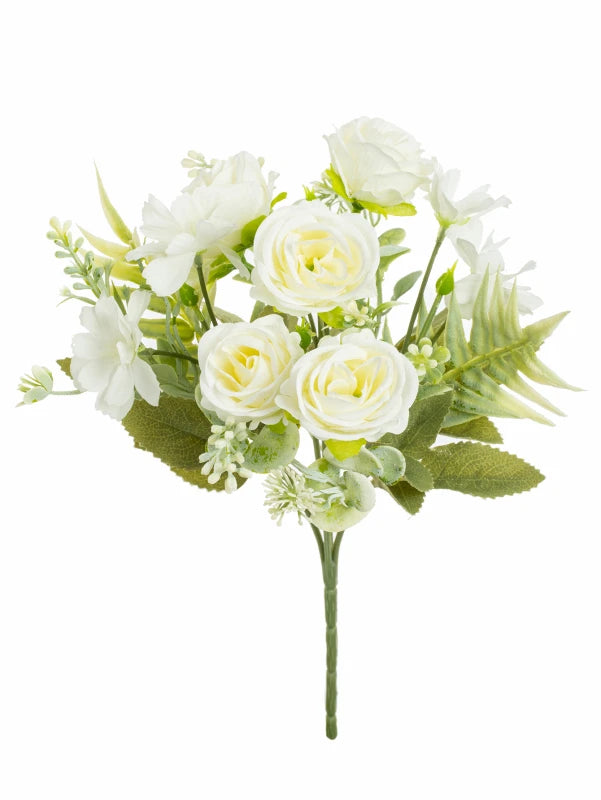 Silk Rose Artificial Flowers for Wedding, Home & Garden Decor
