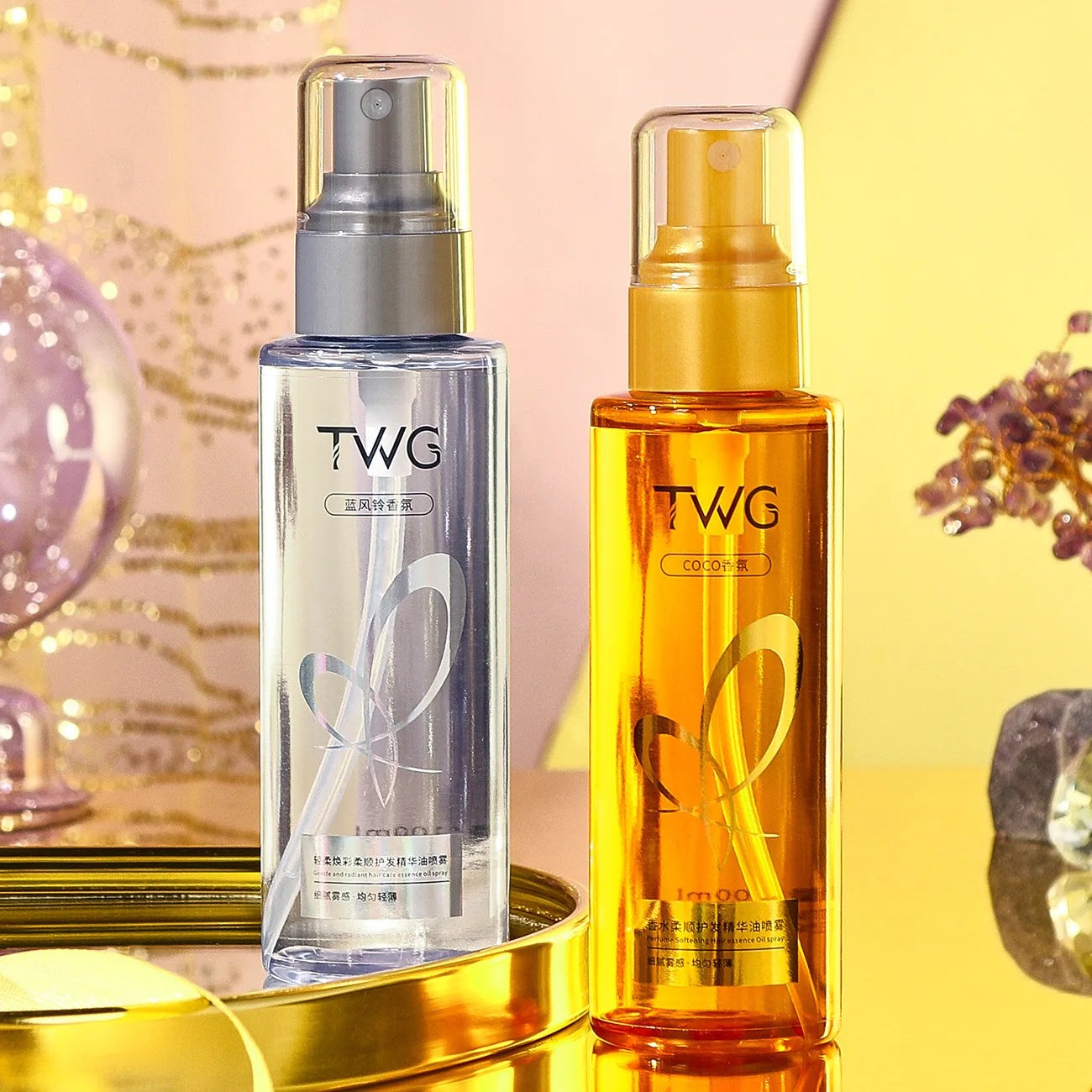 TWG Gentle Brilliance Hair Oil Spray | Smooth Curly Hair