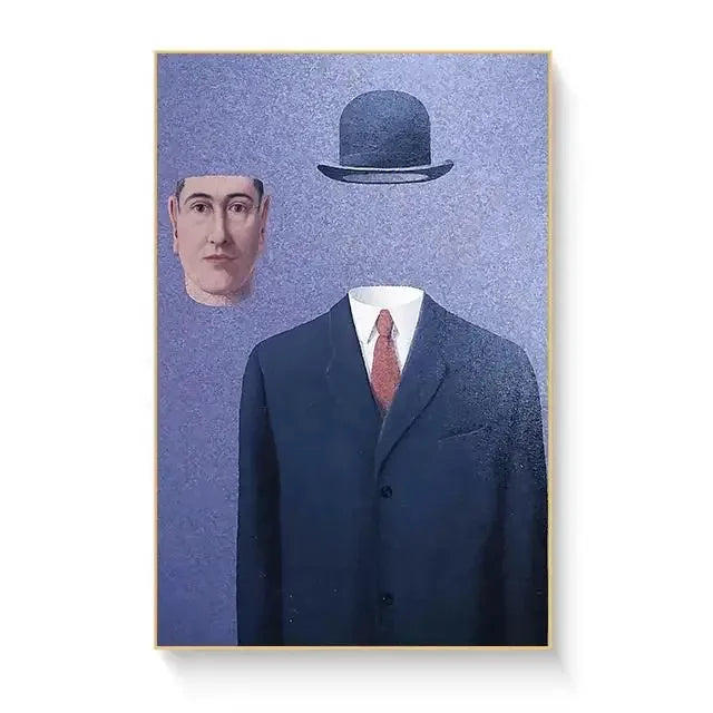 Modern Surrealist Canvas Wall Art Print | Unframed Poster