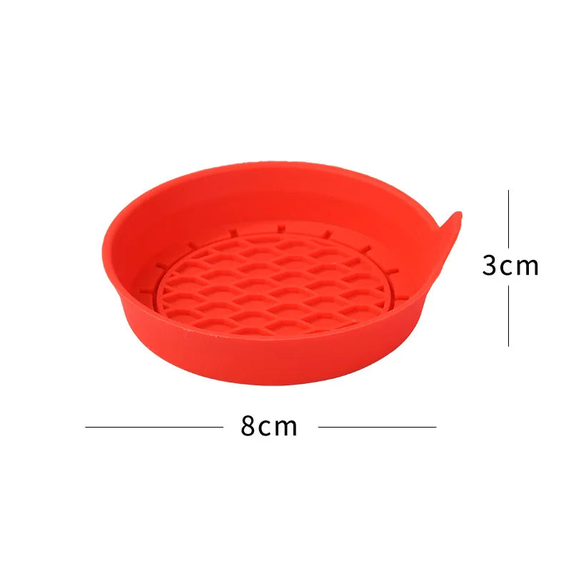 8cm Silicone Car Cup Holder Coaster – Anti-Slip Waterproof
