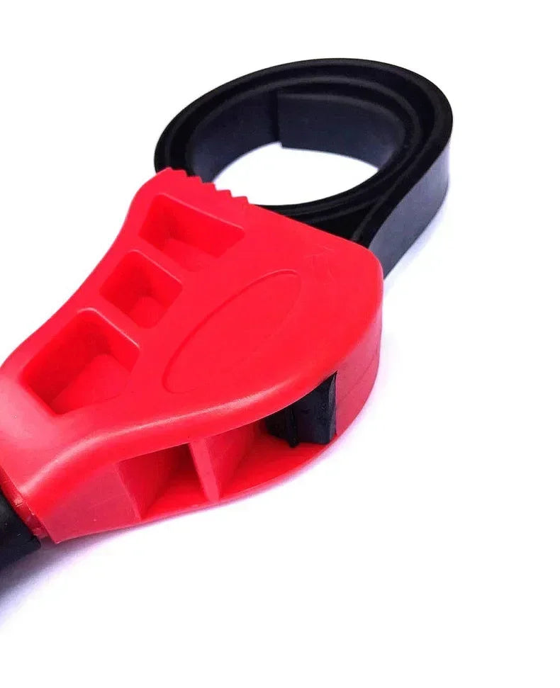 Multifunction Adjustable Belt Wrench Tool Heavy Duty Universal Rubber Strap Spanner for Oil Filter Removal Car Repair Bottle Peaceful Pleasures Health and Wellness