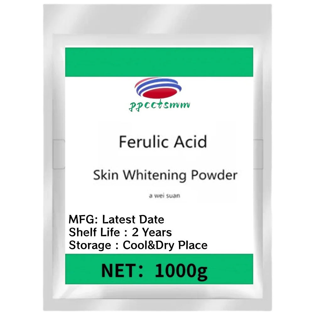 Hot Supply 99% Ferulic Acid Powder For Skin Whitening Free shipping Peaceful Pleasures Health and Wellness