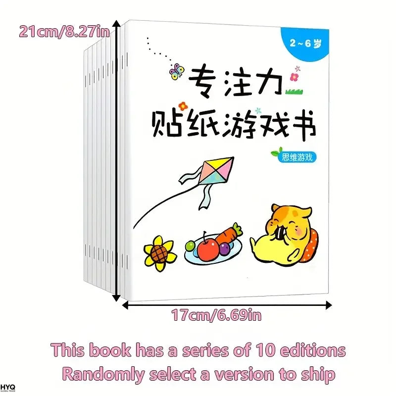 Sticker Book Toddlers 3+ Educational Fun Kids Creative Craft Activity