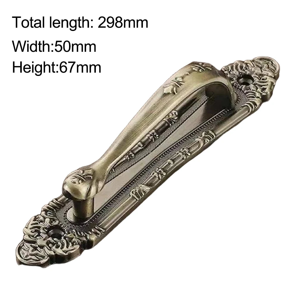 European Antique Exposed Aluminum Alloy Door Handle Push-pull