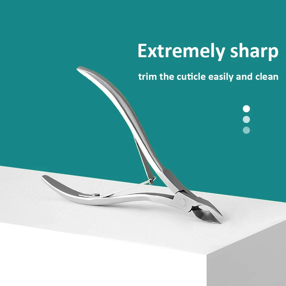 Stainless Steel Cuticle Nipper – Nail Trimmer & Manicure Tool