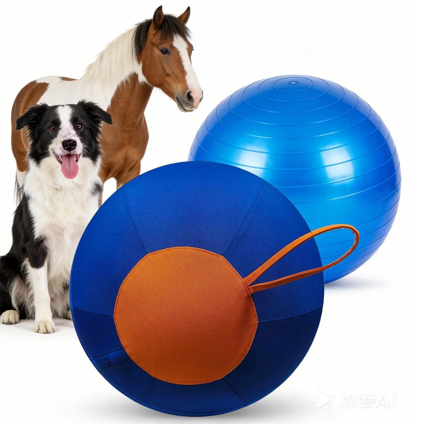 Long-lasting Ball Stimulating Herding Ball for Dogs Horses Cattle Thickened Anti-burst Toy Enhances Senses Builds Shepherds More Peaceful Pleasures Health and Wellness