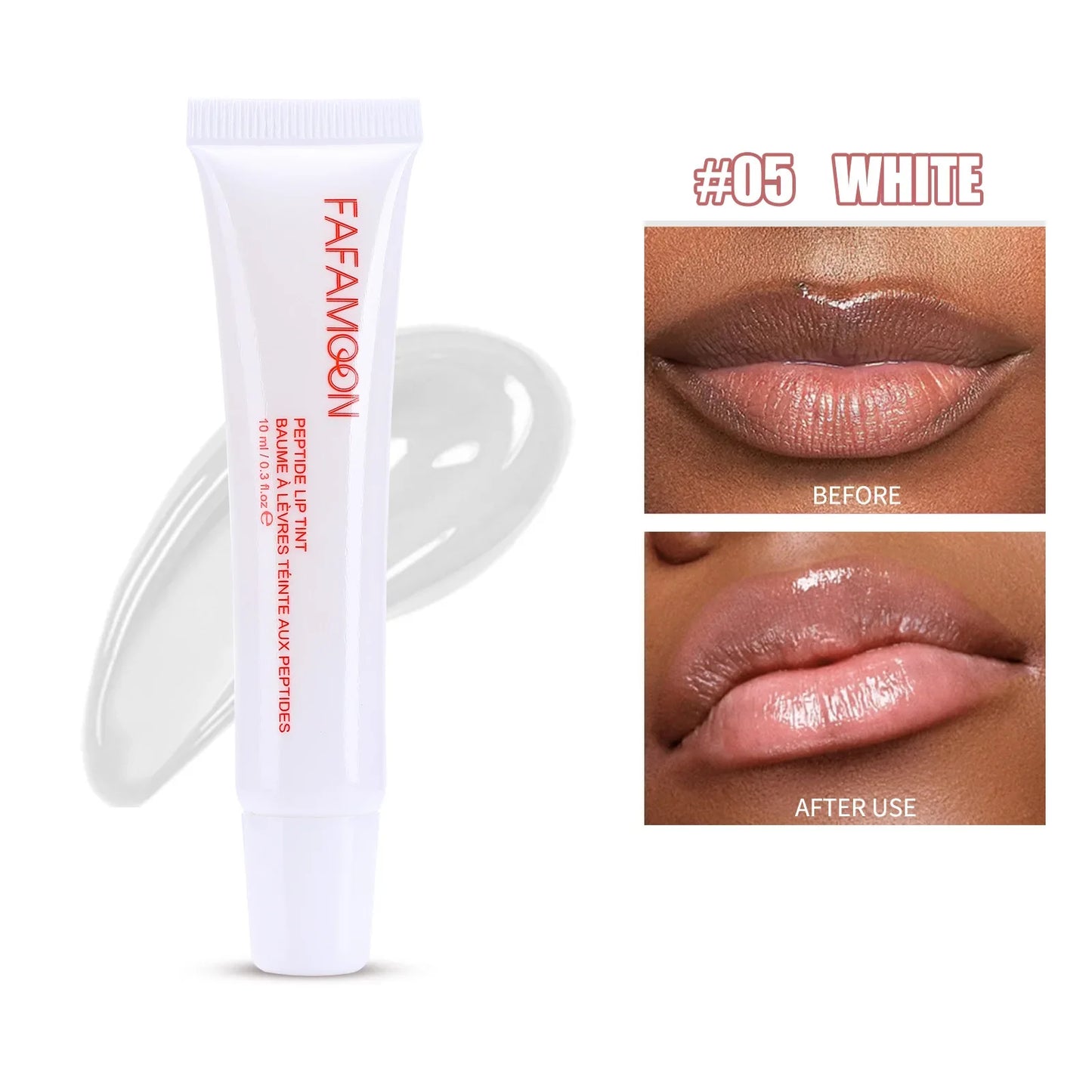 Fafamoon Mirror Lip Gloss & Lip Oil | Nude Brown Plumping Gloss