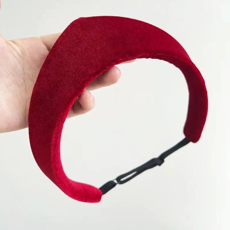 Crown Velvet Headband – Retro Hair Accessory for Women & Girls