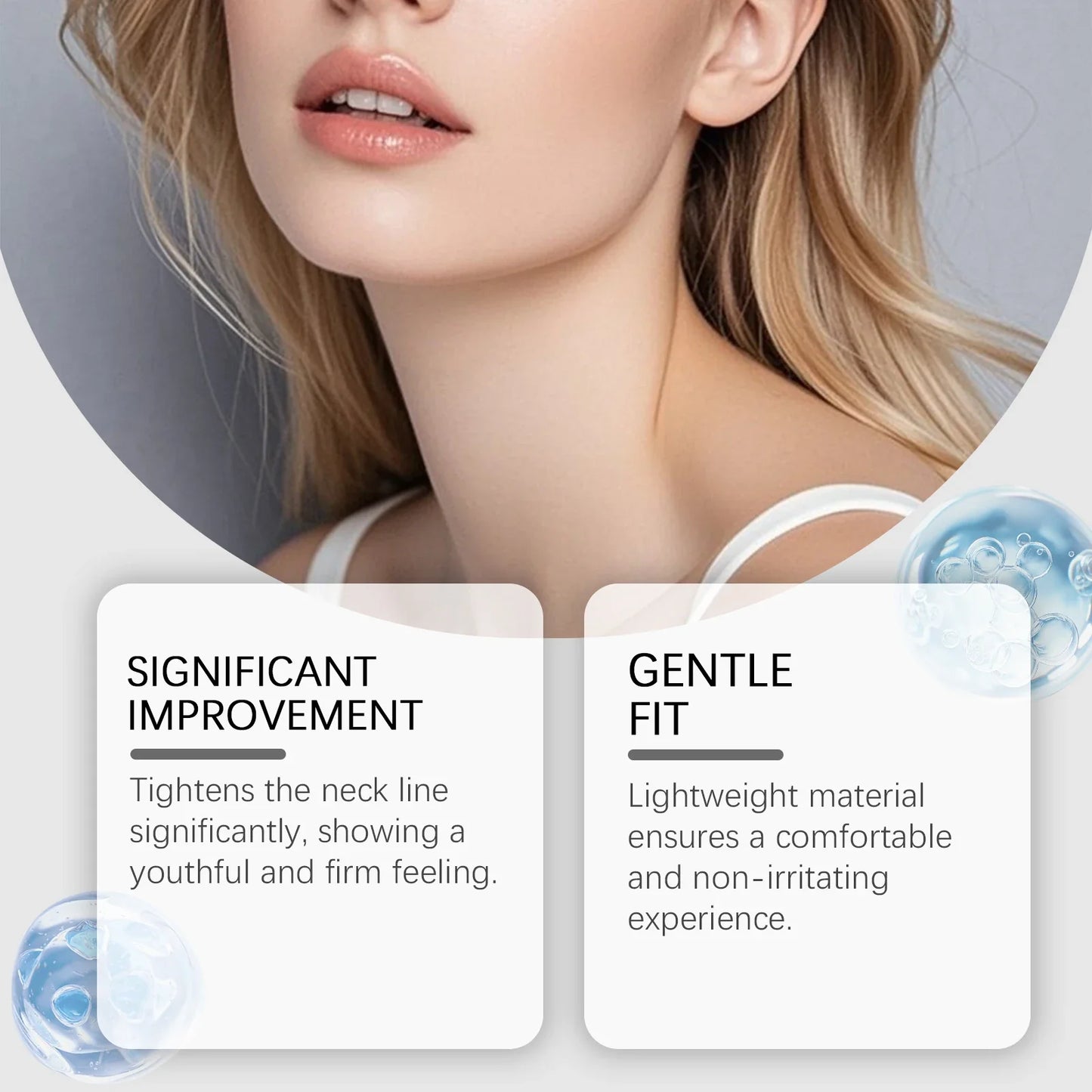 Hyaluronic Acid Neck Lifting Patches – Firm & Smooth | 12 Pack