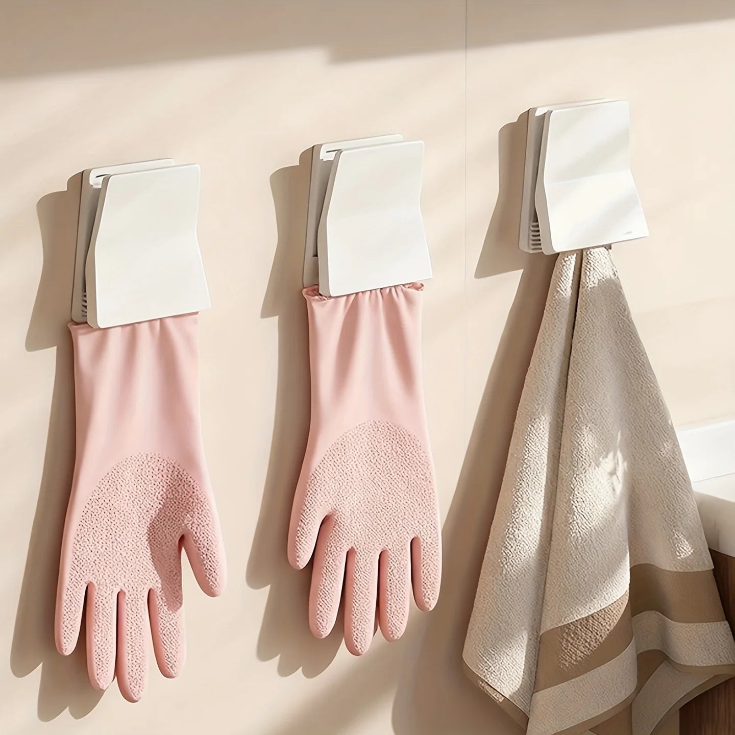 Kitchen Glove Storage Dishwashing Hook Household Rubber Placement