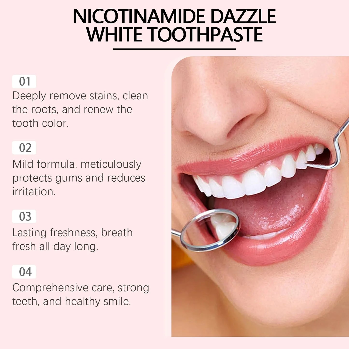 Oralhoe Niacinamide Whitening Toothpaste | Sensitive Gum Care