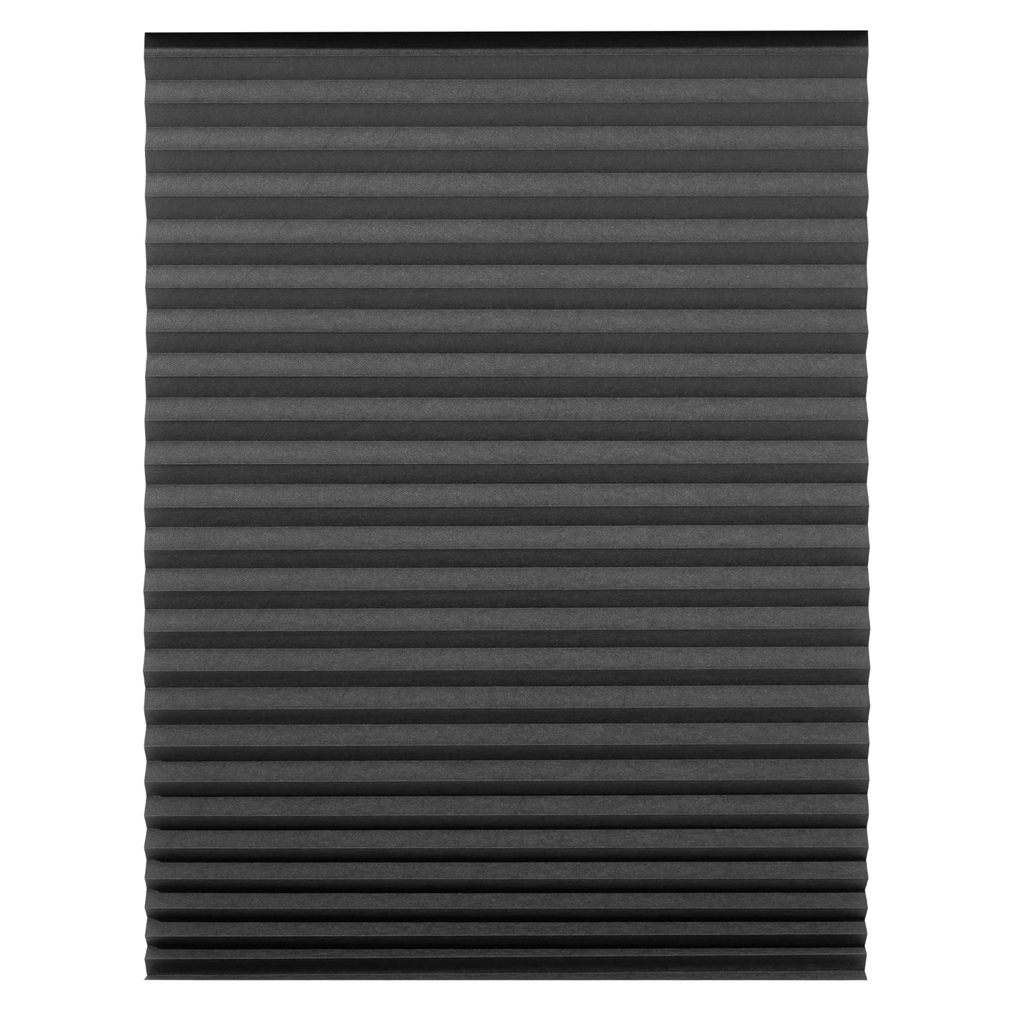 Large Size Self-adhesive Pleated Blinds Bathroom Balcony Shade Half /Full Blackout Window Curtains for Bedroom Living Room Peaceful Pleasures Health and Wellness Grey 90CMx180CM