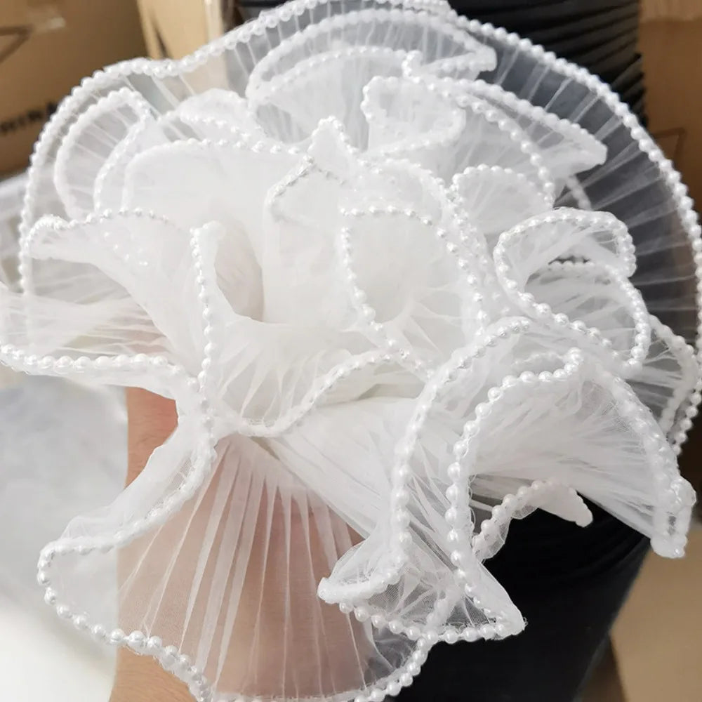 Pearl Lace Wave Mesh Flower Wrapping Roll | Bouquet Gift Wrap