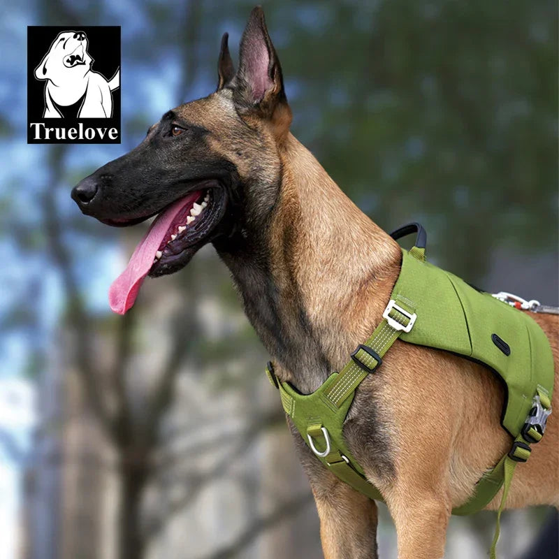 Truelove Tactical Dog Vest Harness with Backpack | TLB2251 Peaceful Pleasures Health and Wellness