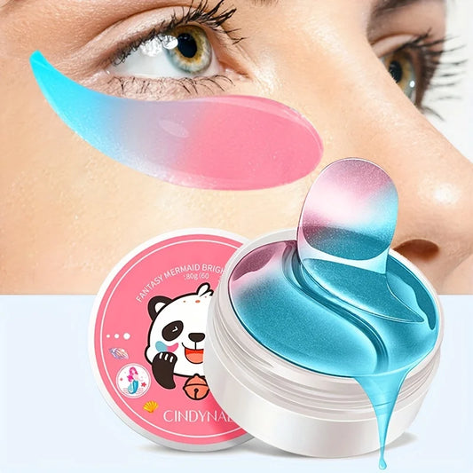 60 Pieces (30 Pairs) of Hydrating Eye Masks, Nourishing and Moisturizing the Skin Around the Eyes, Making the Skin Around the Eyes Smooth and Soft, Exquisite Eye Masks with a Two-Tone Design Peaceful Pleasures Health and Wellness