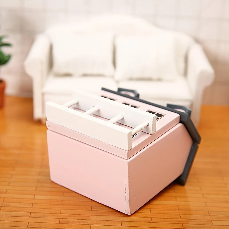 Mini Dollhouse Furniture Set – Cute PVC Villa Accessories