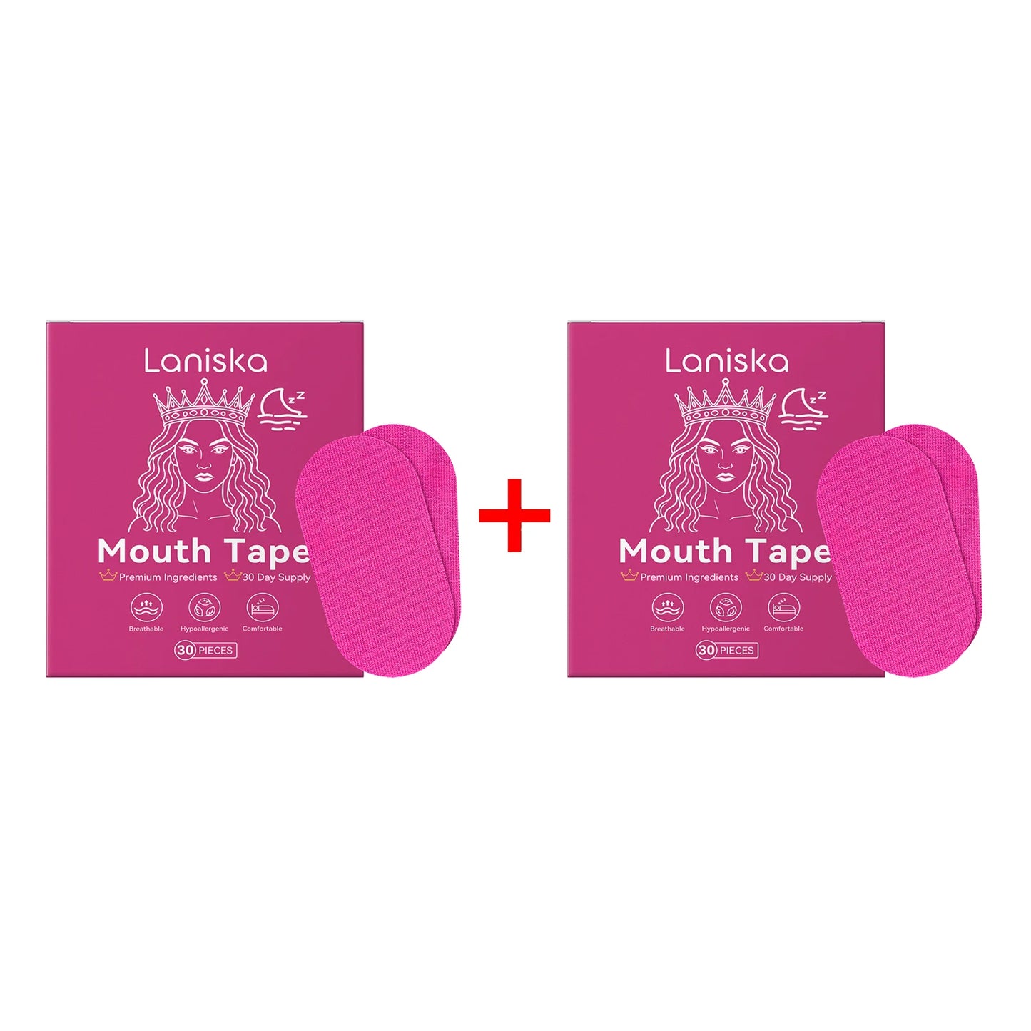 Laniska Lavender Sleep Mouth Tape | Nose Breathing Patch 30pc