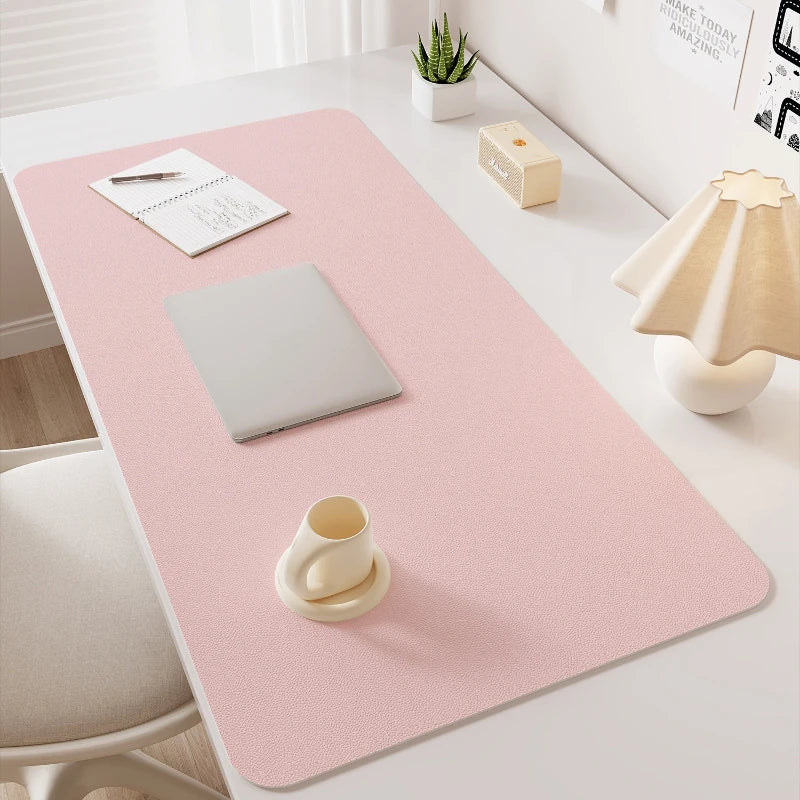 1pc Computer Accessories Solid Color Office Keyboard Desktop Mat Dormitory Study Desk Mat Peaceful Pleasures Health and Wellness