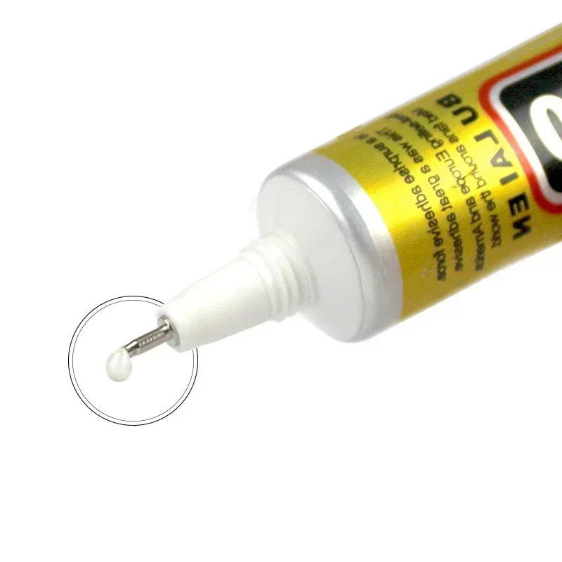 15ML 25ML 50ML 110ML E8000 Clear Contact Phone Repair Adhesive Fibre Cloth DIY Metal Wood Glue With Precision Applicator Peaceful Pleasures Health and Wellness