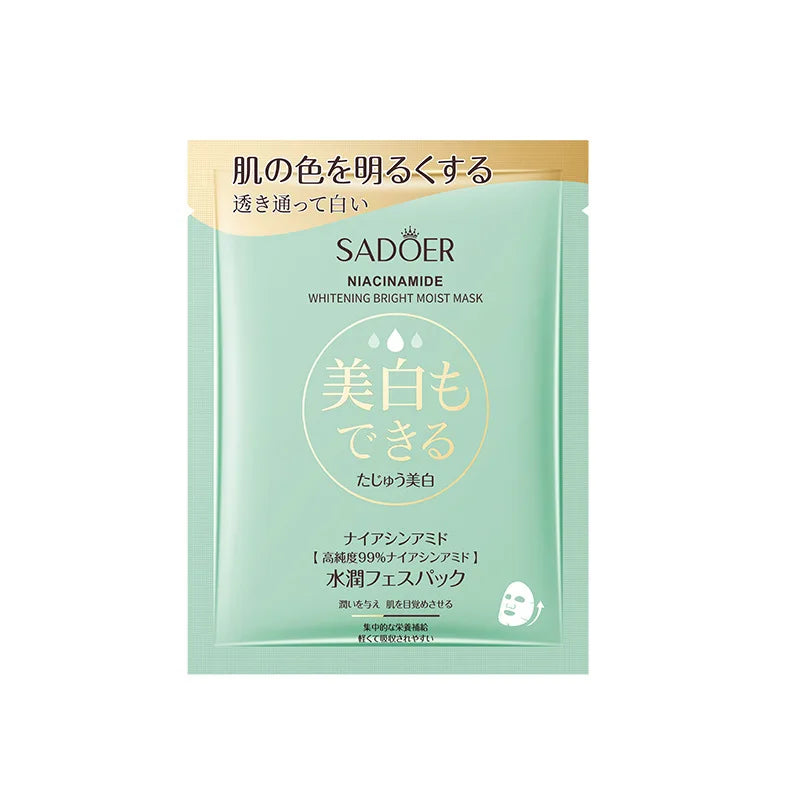 SADOER Nicotinamide Face Mask – Brightening & Hydrating