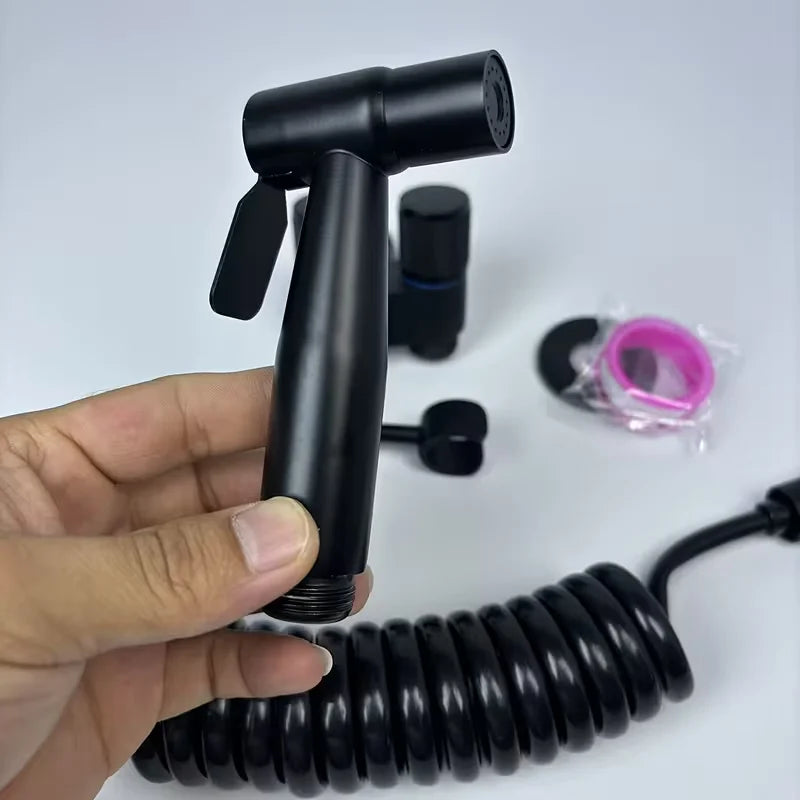 Wall-Mounted High-Pressure Toilet Spray Gun | Bathroom Cleaner