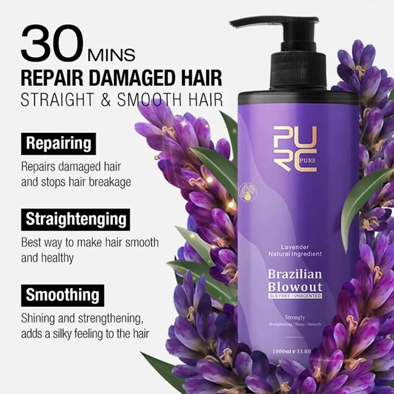 PURC Brazilian Keratin Smoothing Treatment – Lavender 1000ml