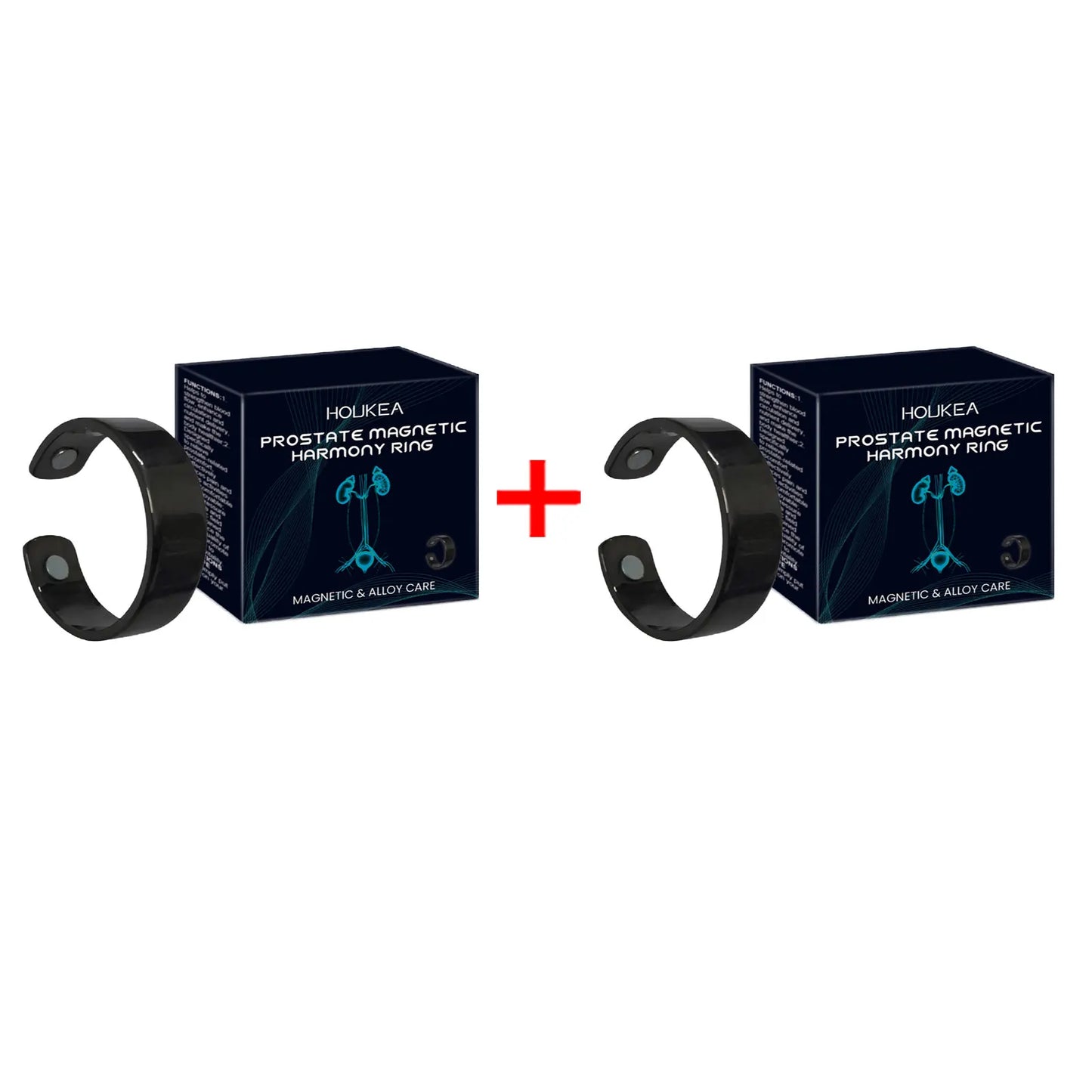 HOUKEA Magnetic Wellness Ring – Men's Vitality & Circulation