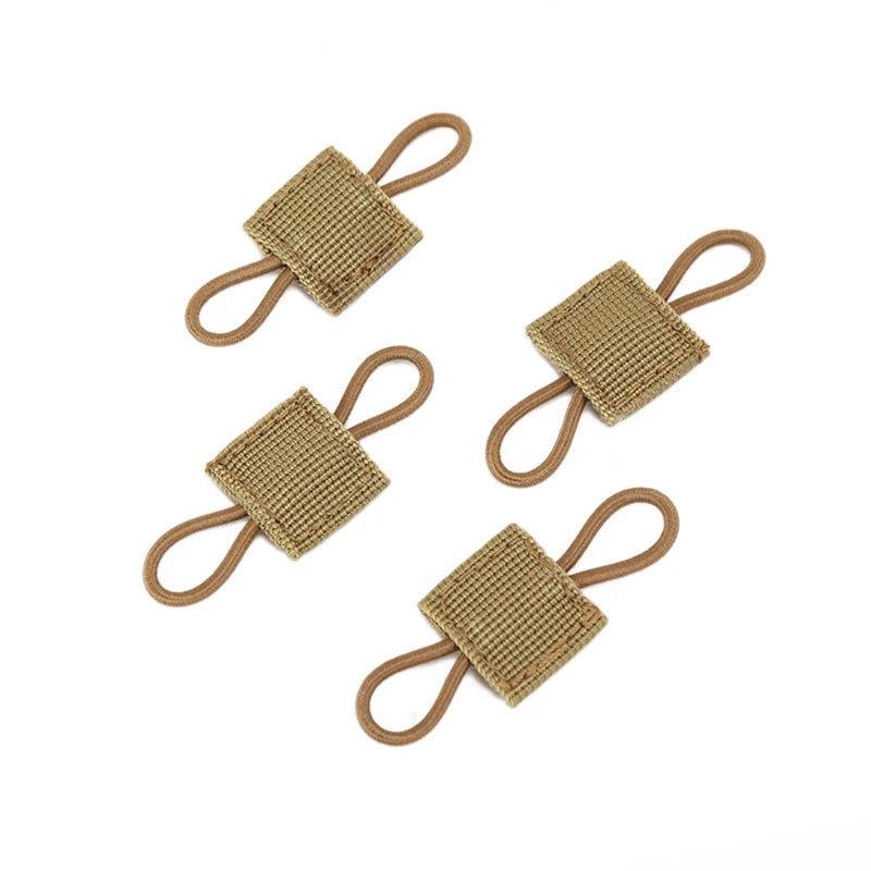 Tactical MOLLE Elastic Rope Straps 4pcs | 600D Nylon Gear Holder