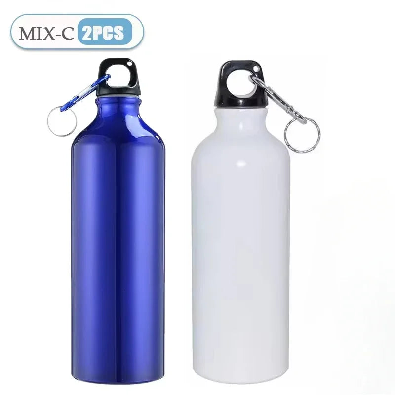 Aluminum Sports Water Bottle 500/750mL – Leakproof Carabiner