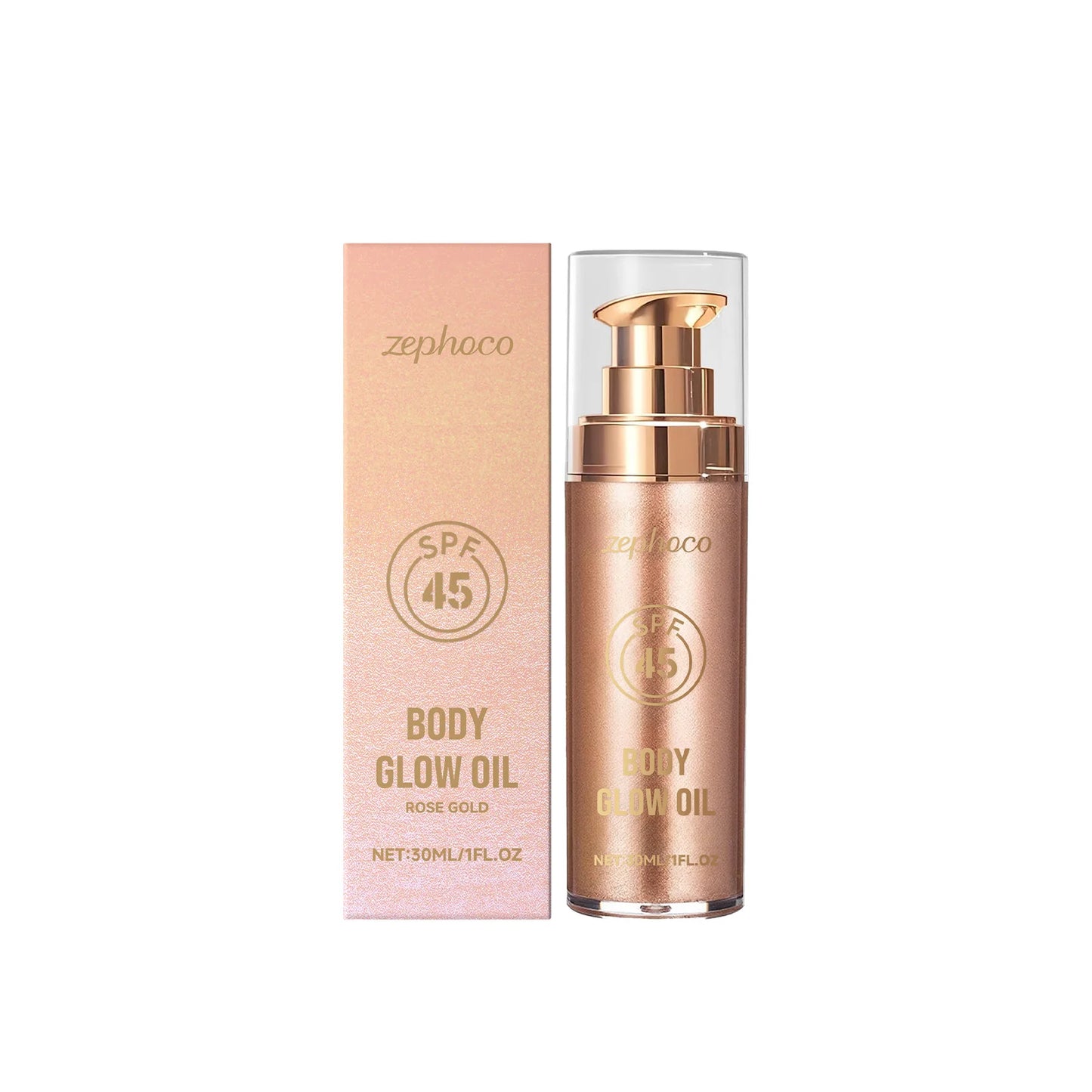 30ml Body Shimmer Oil | Coconut Glow, Moisturizing & UV Guard