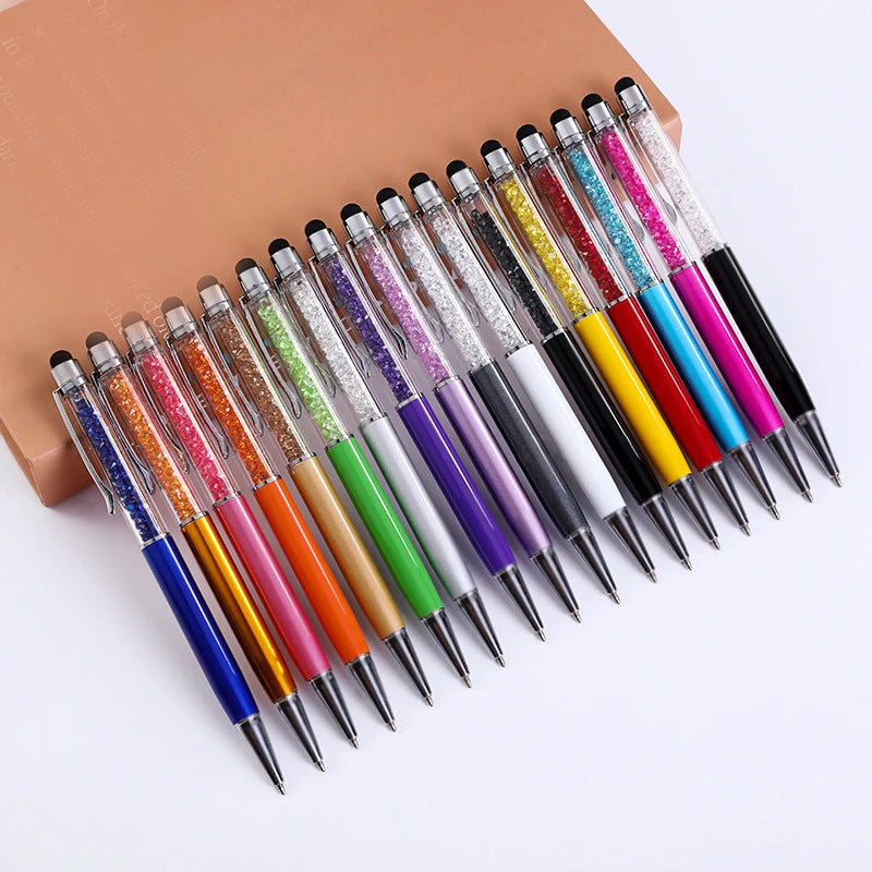 Diamond Ballpoint Pen Stylus For Touch Screen Pen Universal Tablet Touch Pencil For Phone Accessories Electrostatic Touch Pen Peaceful Pleasures Health and Wellness
