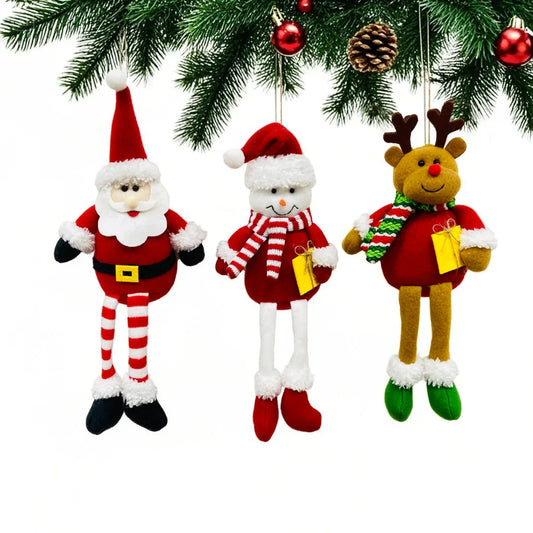 Santa Snowman Reindeer Christmas Tree Pendant Ornaments Christmas Tree Ornament Oasis Select