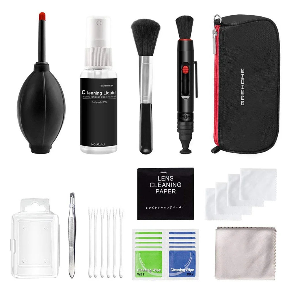 7-47PCS Camera Cleaner Kit DSLR Lens Digital Camera Sensor Cleaning Set for Sony Fujifilm Nikon Canon SLR DV Cameras Clean Kit Peaceful Pleasures Health and Wellness 24 in 1