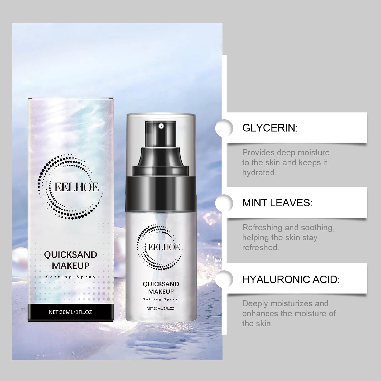 Eelhoe Setting Spray – Oil Control, Hydrating & Long-Lasting
