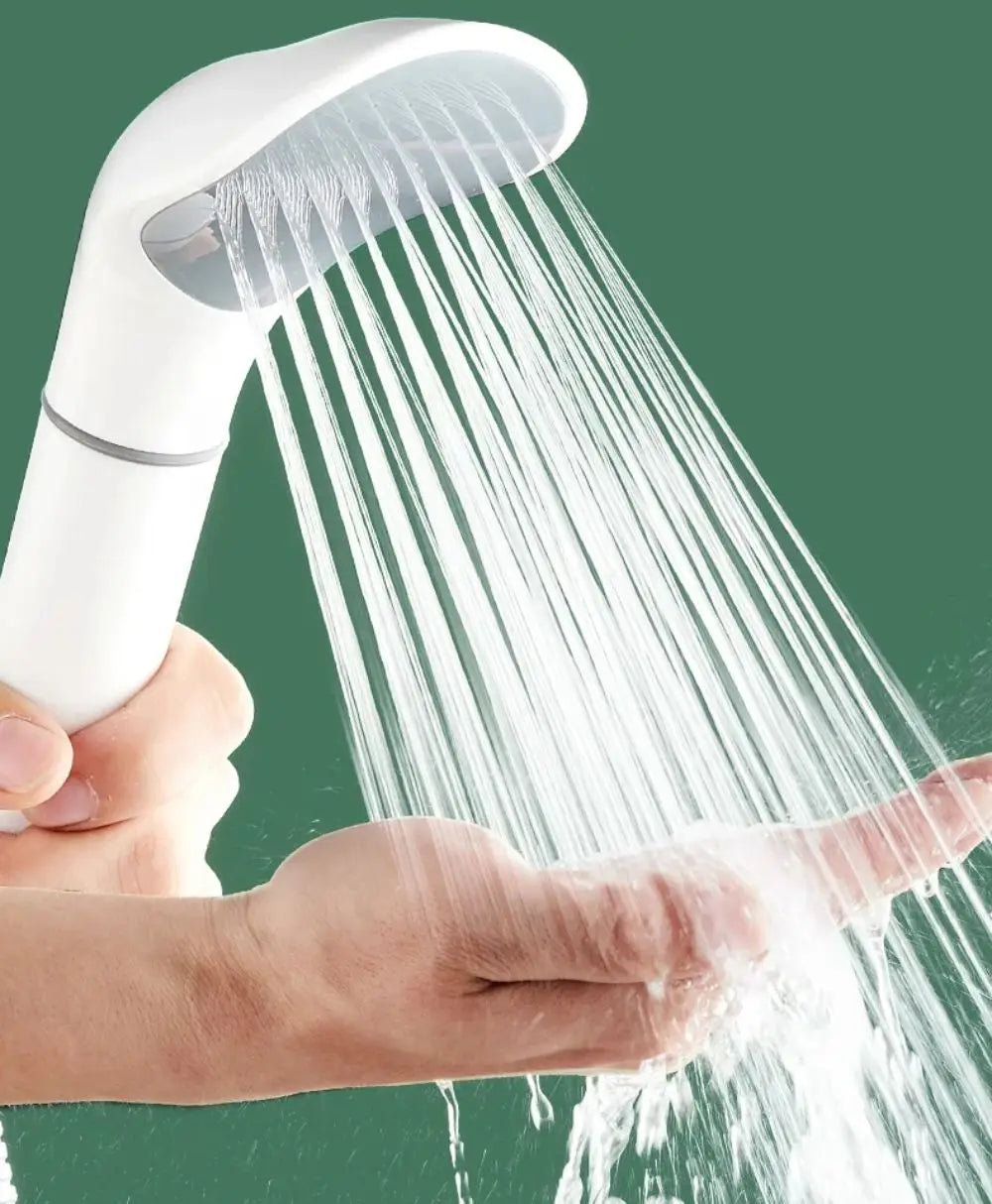 High-Pressure Handheld Rainfall Shower Head with Filter | Water Saving