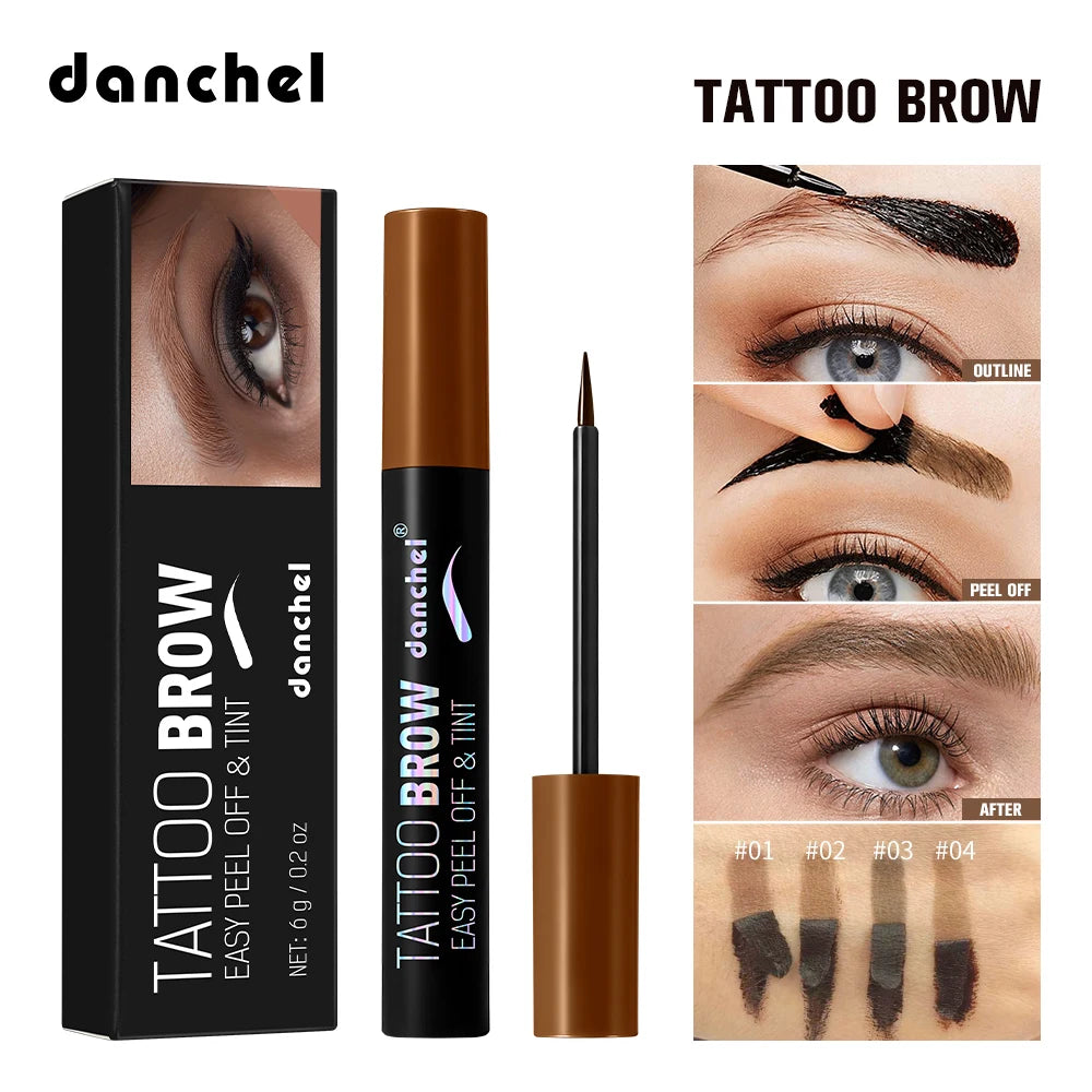 Eyebrow Gel Peel-off Long Lasting Fuller Defined Eyebrow Makeup Waterproof & Transfer-proof Suitable for Beginners Eyebrow Gel Peaceful Pleasures Health and Wellness