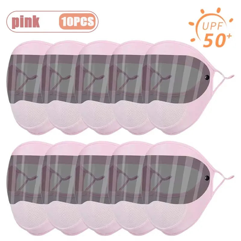 UPF 50+ Full Face Cover Mask with Goggles | UV & Dust Shield