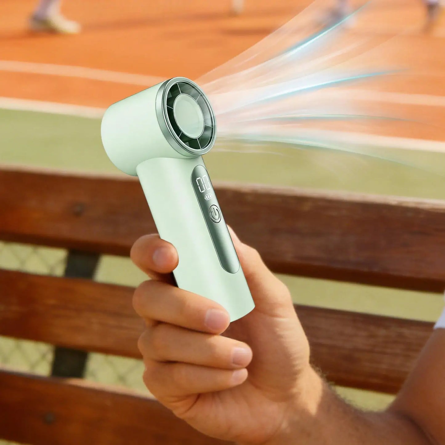 Mini Handheld Fan Small Portable Cooling Tool Portable Handheld Fan For Travel Office Outdoor Home Camping Theme Park Commuting Peaceful Pleasures Health and Wellness