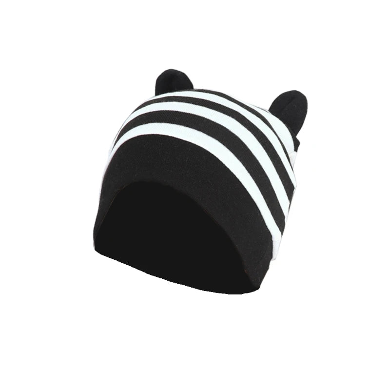 Infant Cotton Baby Bonnet Hospital Hat | Soft Solid Color 0-24M