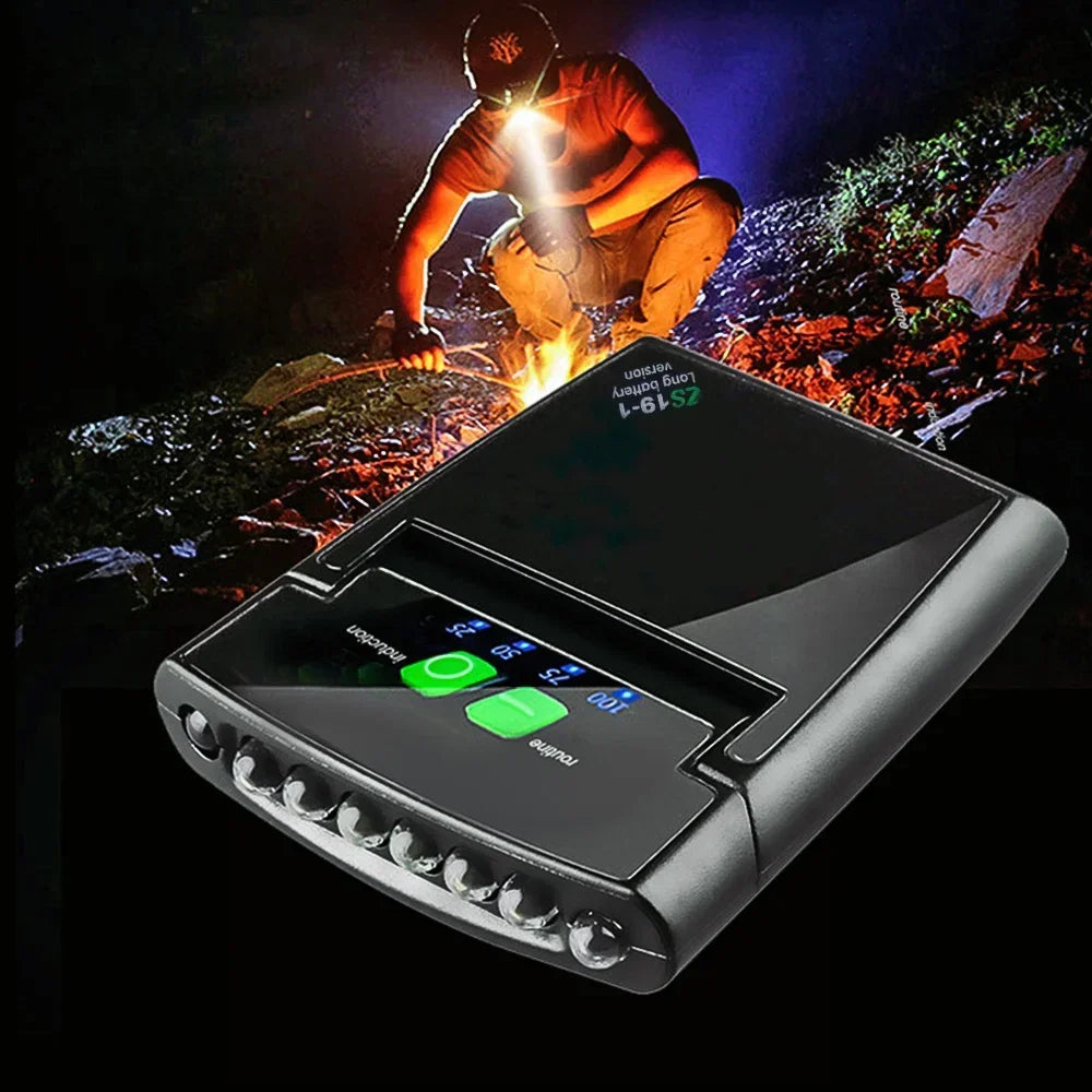 ESMARTER USB Rechargeable LED Cap Clip Headlamp – Camping & Fishing