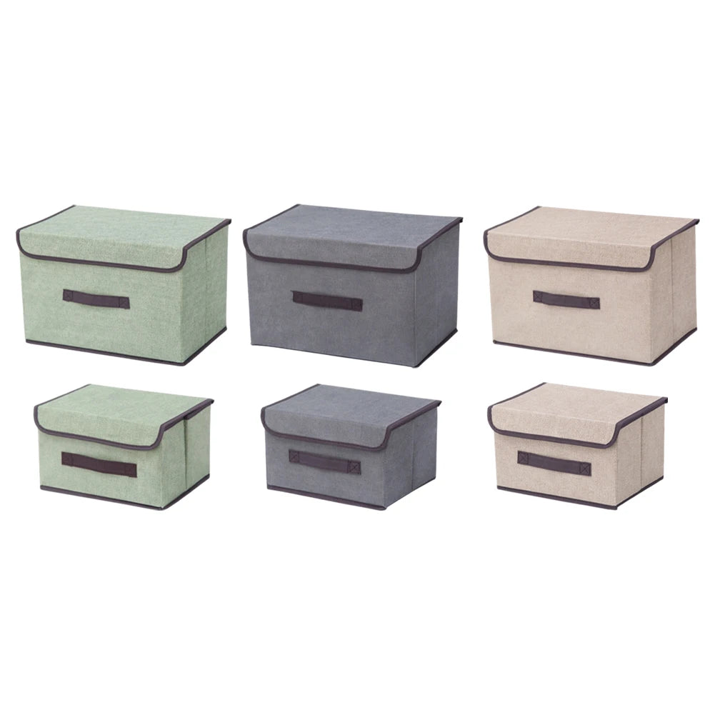 Home Fabric Storage Box Foldable Clothing Dustproof Organizing Large