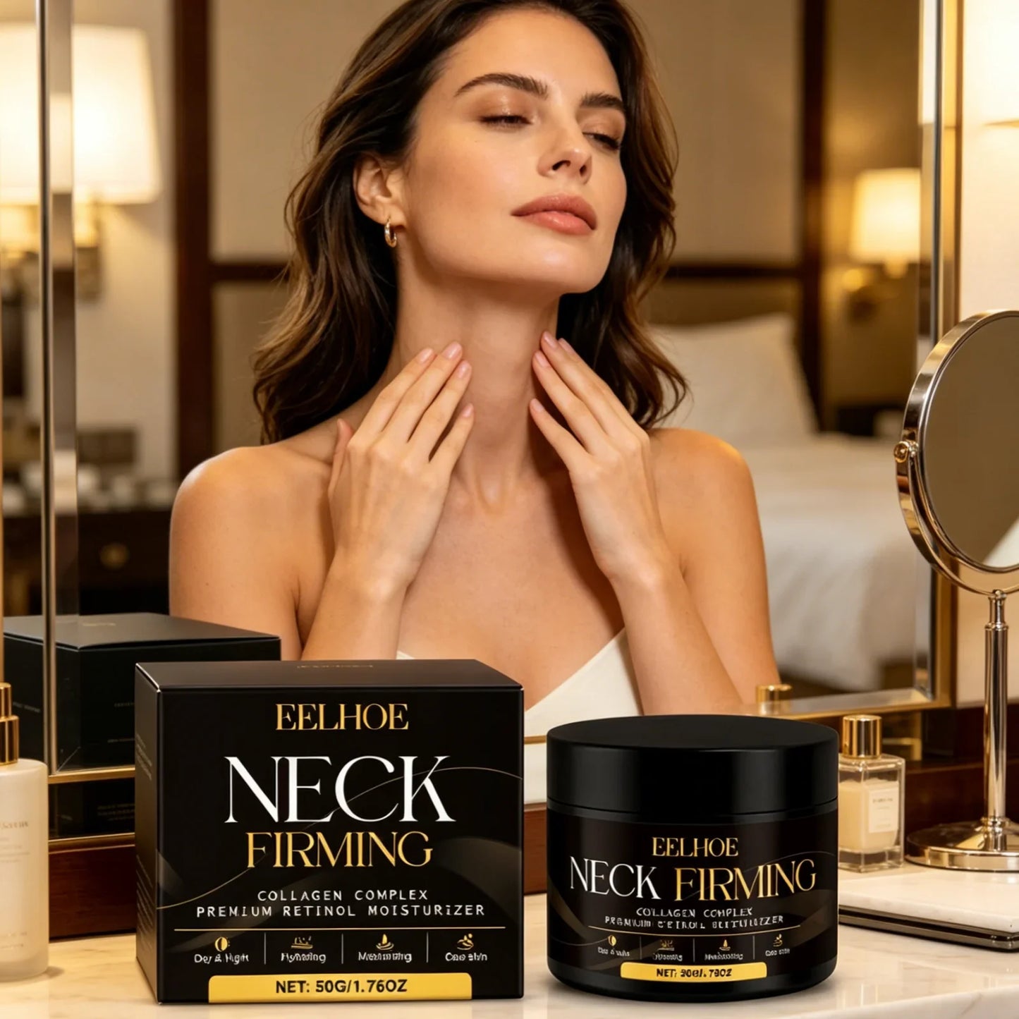 EELHOE Neck & Face Firming Cream – Anti-Wrinkle, Skin Tightening