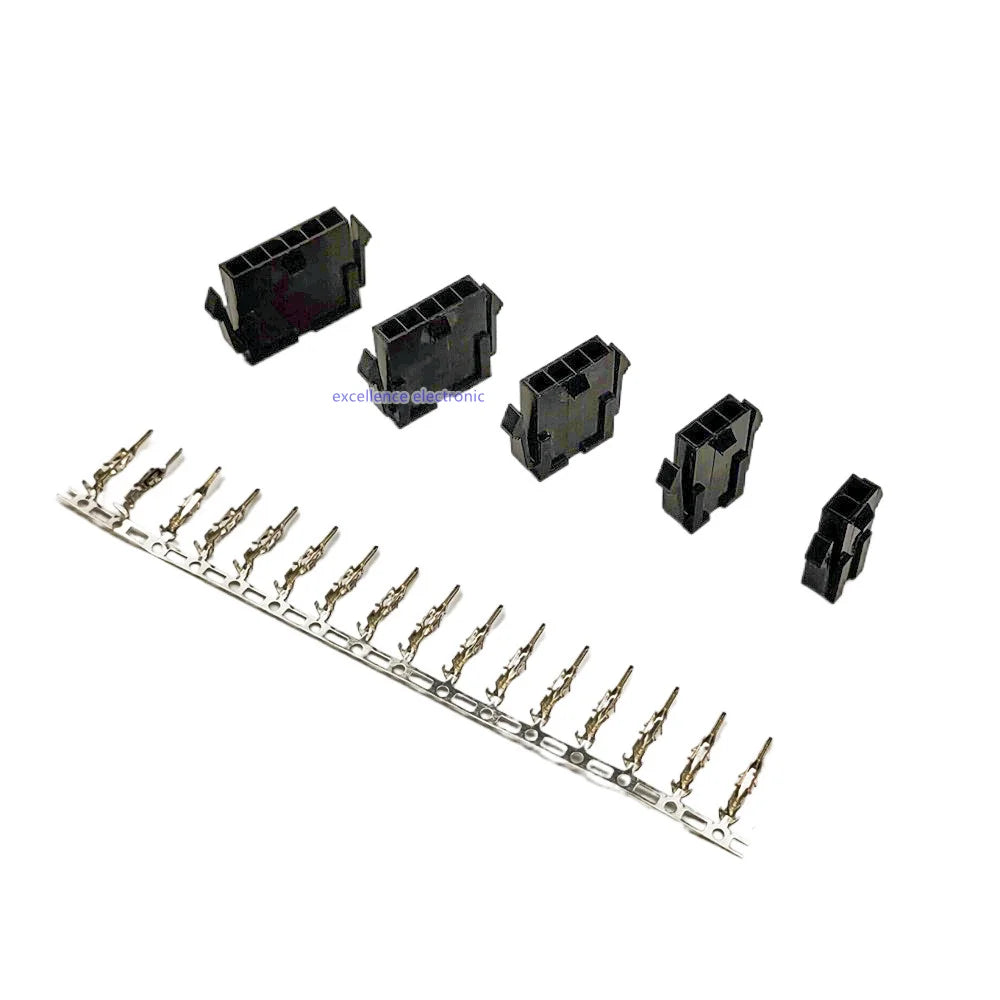 10/20/50sets 3.0 mm Micro-Fit 3.0 Connector Single Row Receptacle Housing 2 Pin 3 4 5 6 Circuit Plug House Terminal 43640 43645 Peaceful Pleasures Health and Wellness 6p 10 sets