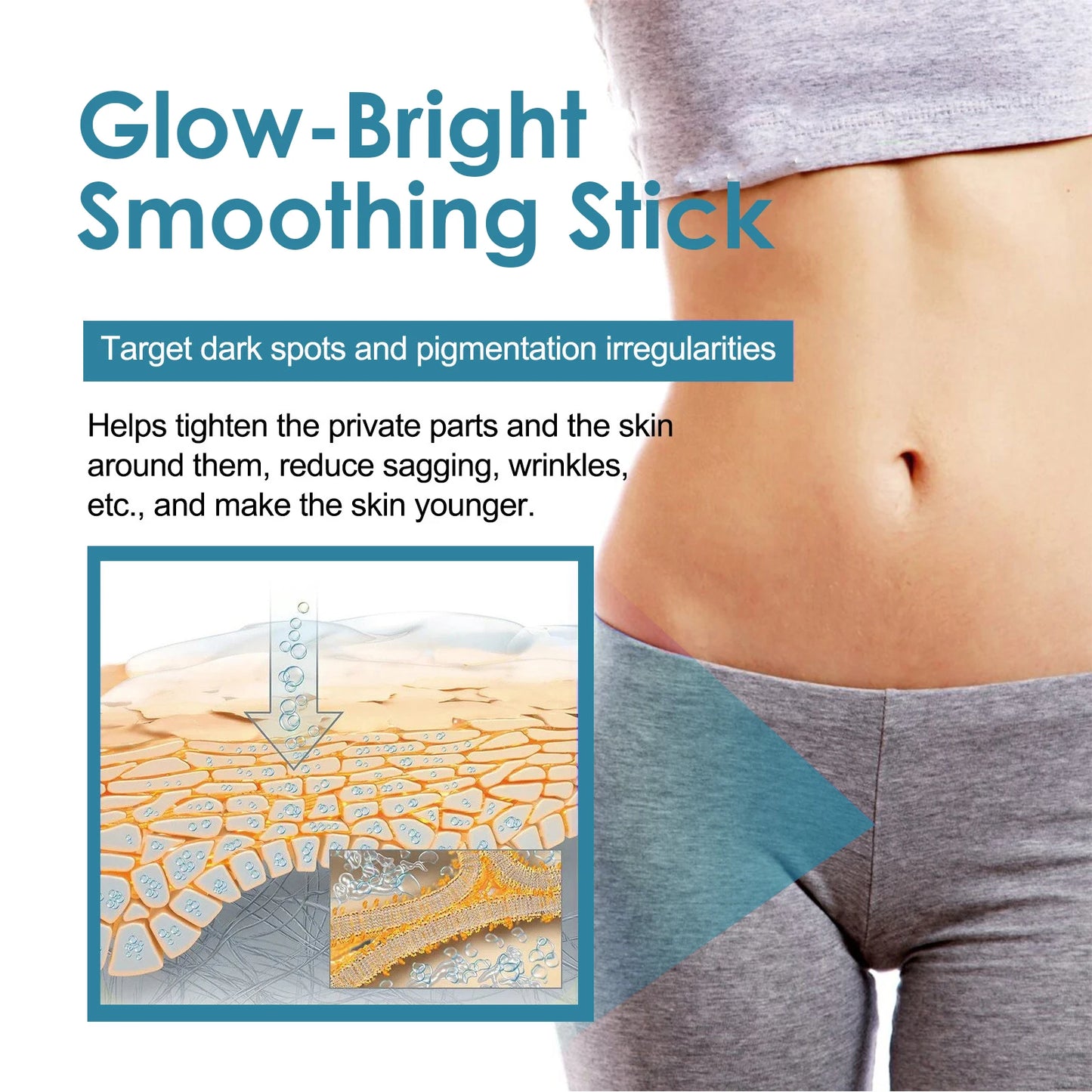 Skin Brightening Stick with Collagen – Underarms & Elbows